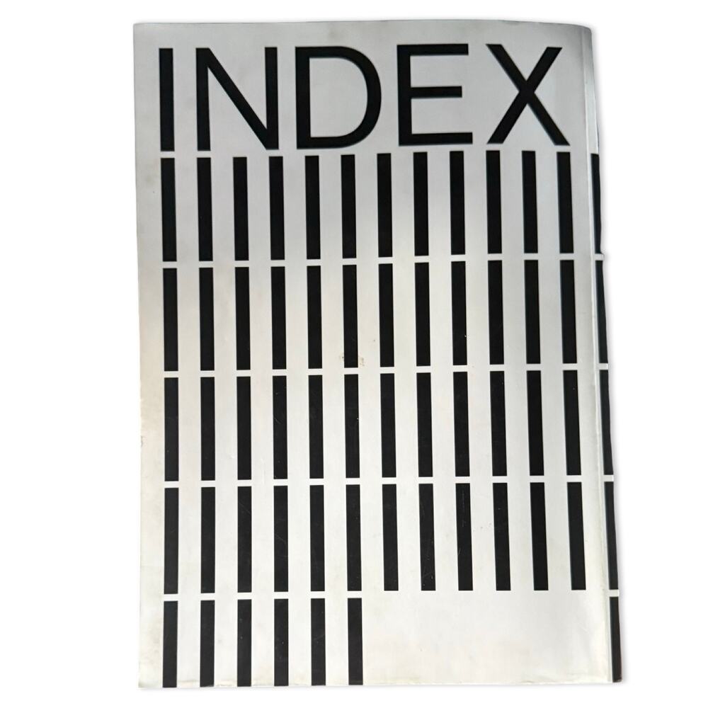 Andrew Chee Index No 1 Art Book Paperback Black White Graphic Design 2026 - Picture 4 of 10
